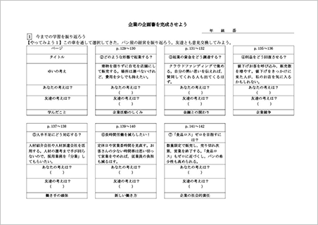 「アクティブ公民」ワークシート