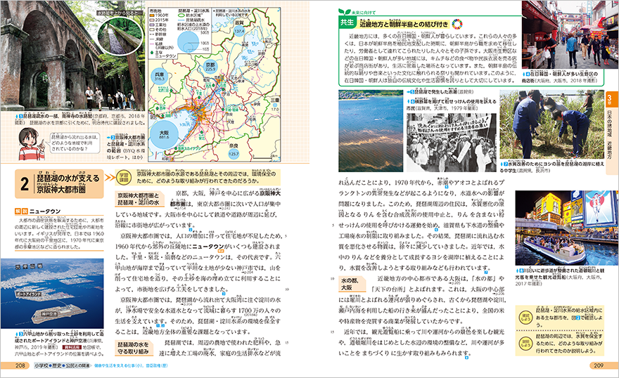 琵琶湖の水が支える京阪神大都市圏