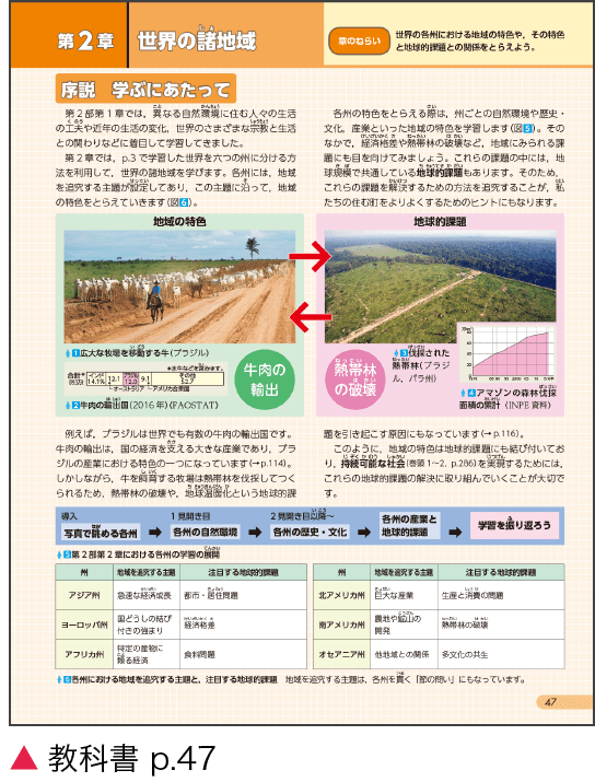 社会科 中学生の地理 帝国書院 中学校 社会科web