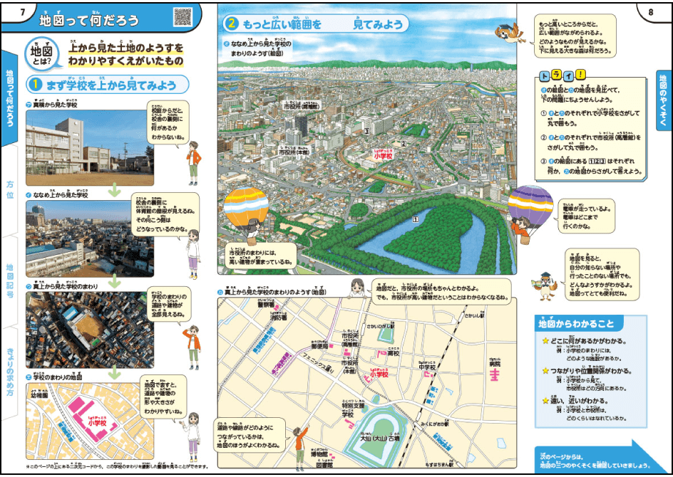 地図って何だろう　p.7-8